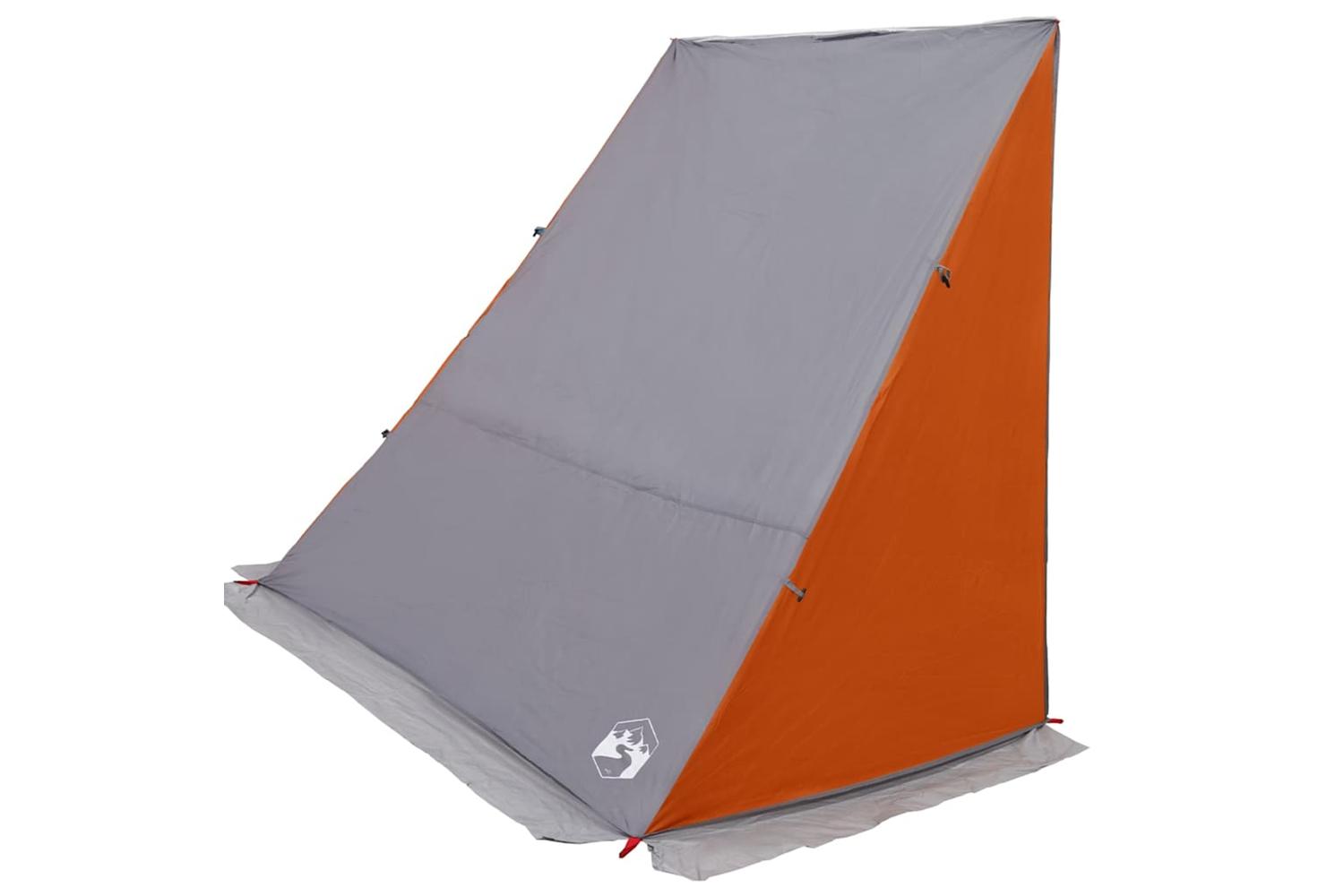 Vidaxl Tailgate Tent Grey And Orange 190 X 150 X 185 Cm Taffeta
