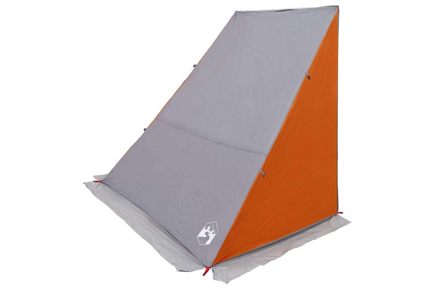 Vidaxl Tailgate Tent Grey And Orange 190 X 150 X 185 Cm Taffeta