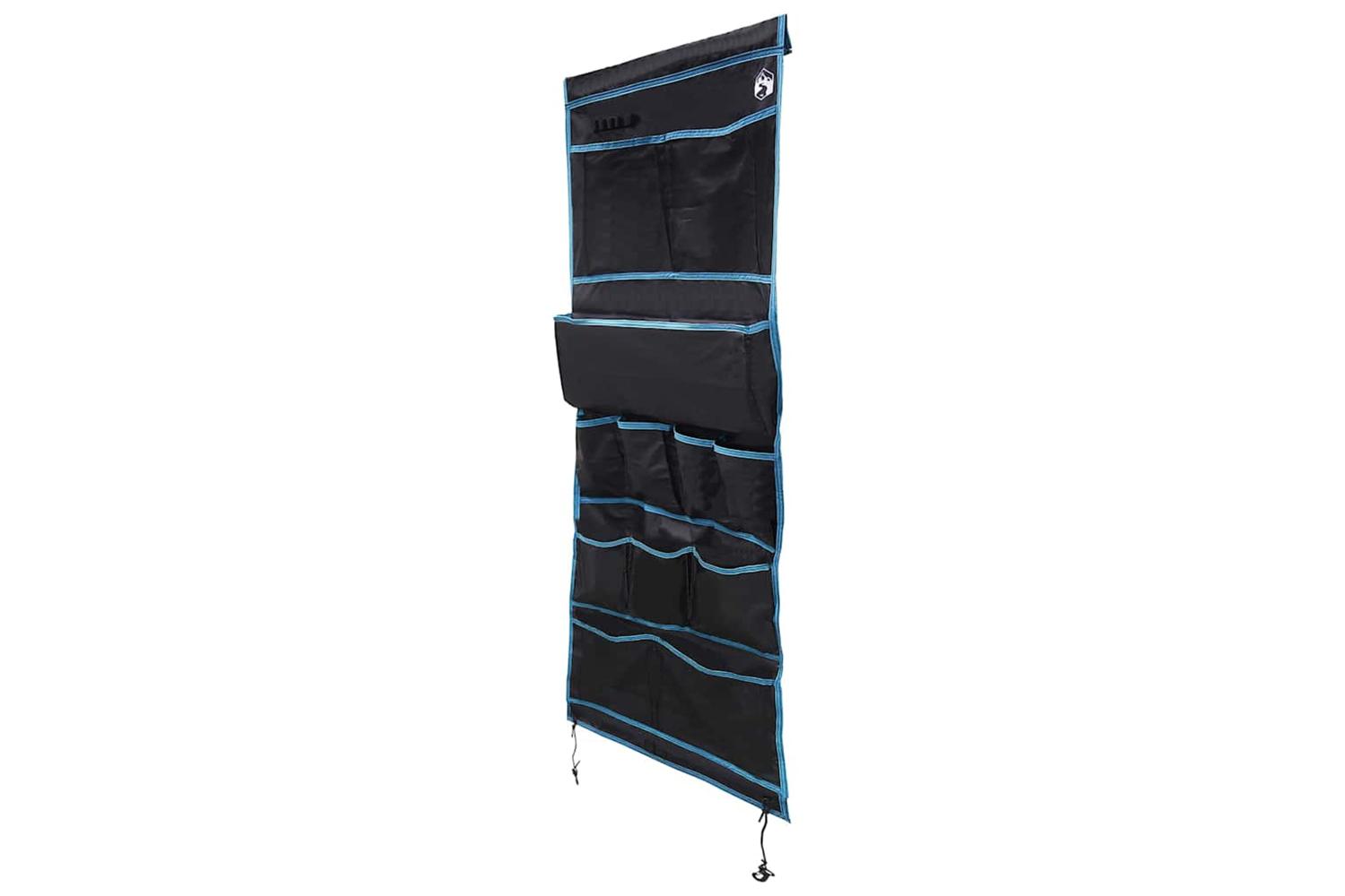 Vidaxl Storage Bag With Storage Black And Blue 161 X 585 Cm Oxford