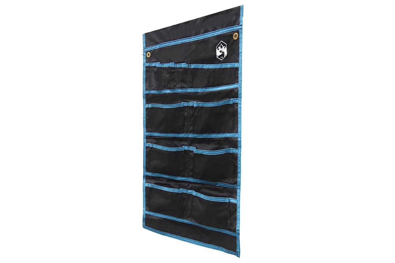Vidaxl Storage Bag With Storage Black And Blue 635 X 40 Cm Oxford
