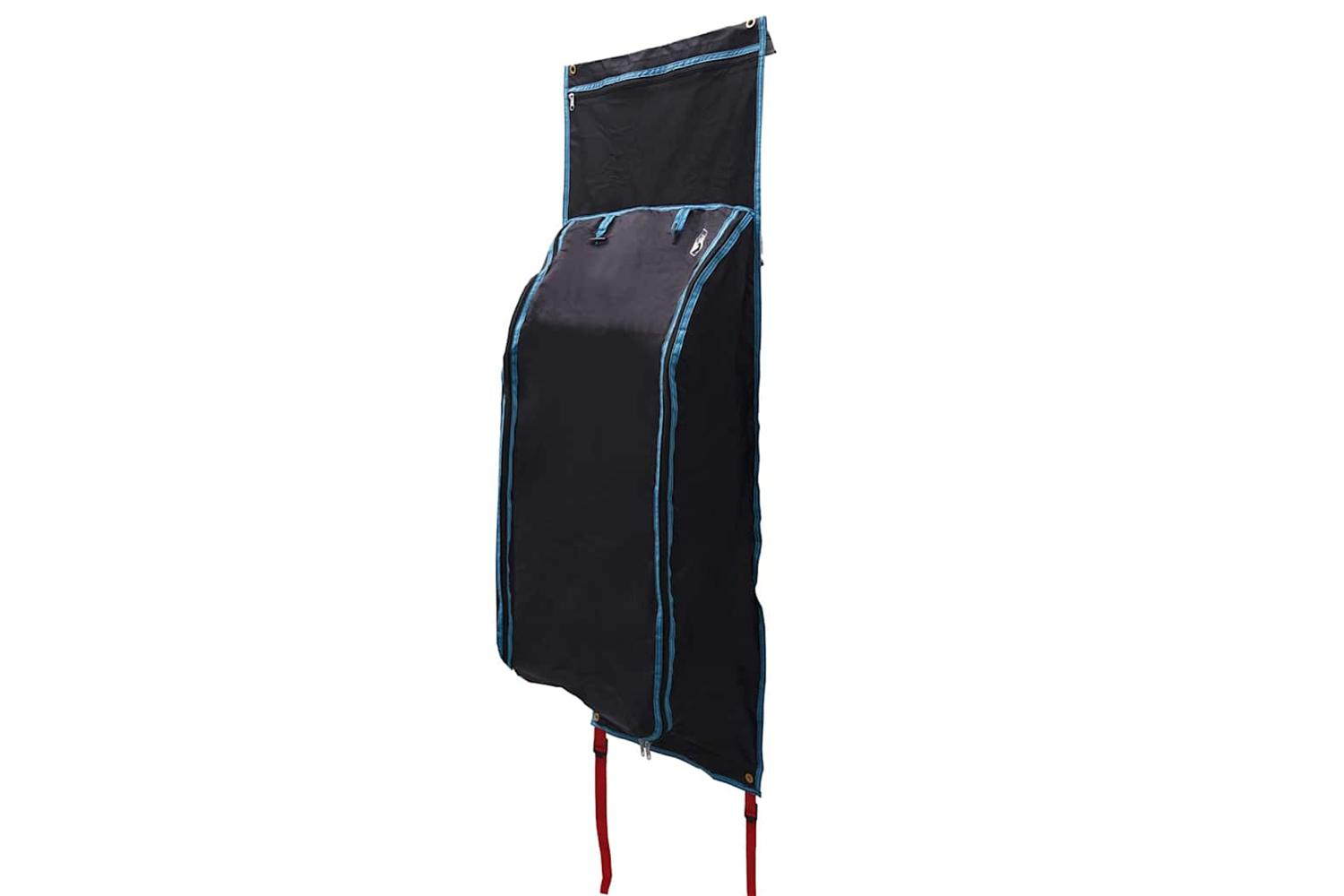 Vidaxl Storage Bag With Storage Black And Blue 140 X 43 Cm Oxford