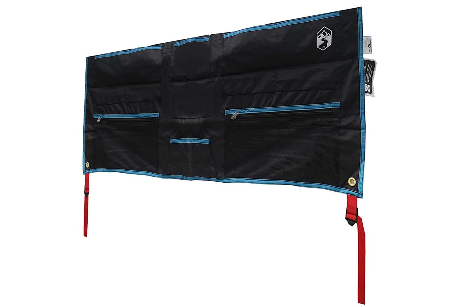 Vidaxl Storage Bag With Storage Black And Blue 98 X 47 Cm Oxford