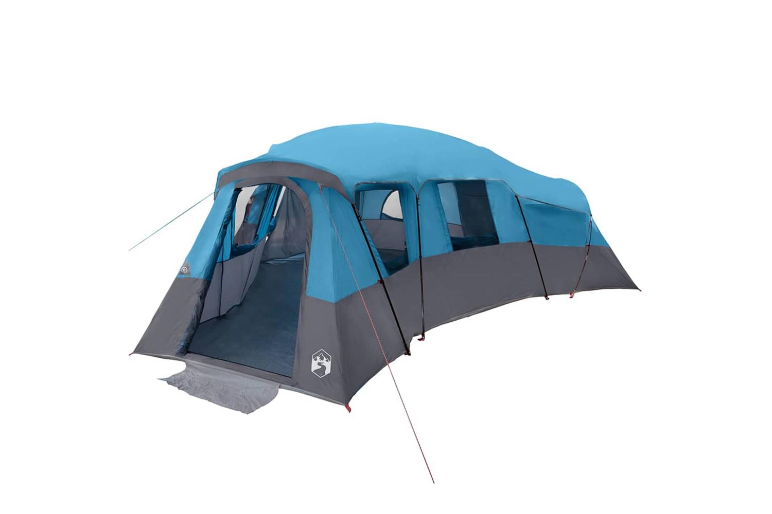 Vidaxl Family Tent With Roof Blue 762 X 655 X 218 Cm Taffeta