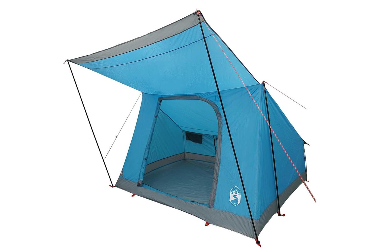 Vidaxl Camping Tent With Roof Blue 282 X 225 X 154 Cm Taffeta