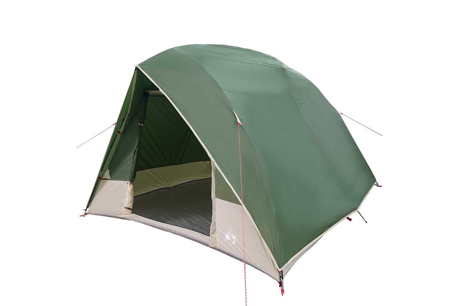 Vidaxl Camping Tent With Roof Green 320 X 275 X 190 Cm Taffeta