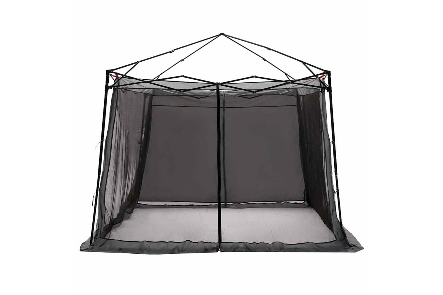 Vidaxl Inner Tent With Roof Grey And Orange 303 X 303 X 196 Cm Taffeta