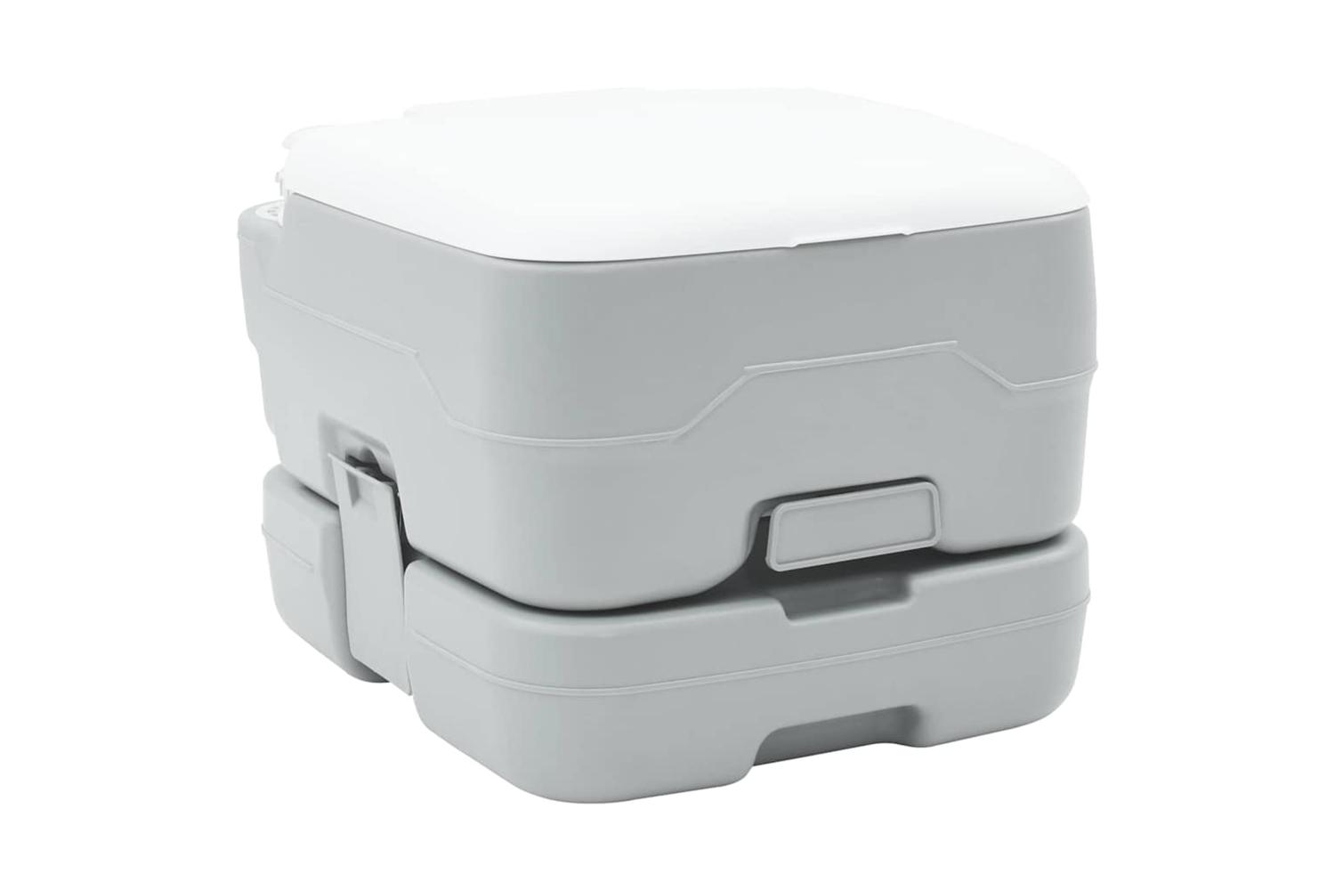 Vidaxl Camping Toilet Grey And White 415 X 365 X 30 Cm Polyethylene