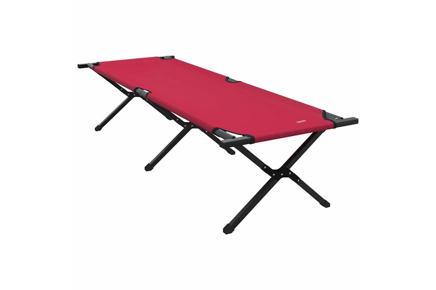 Vidaxl Folding Camping Bed Folding Red 193 X 69 X 45 Cm Oxford Fabric