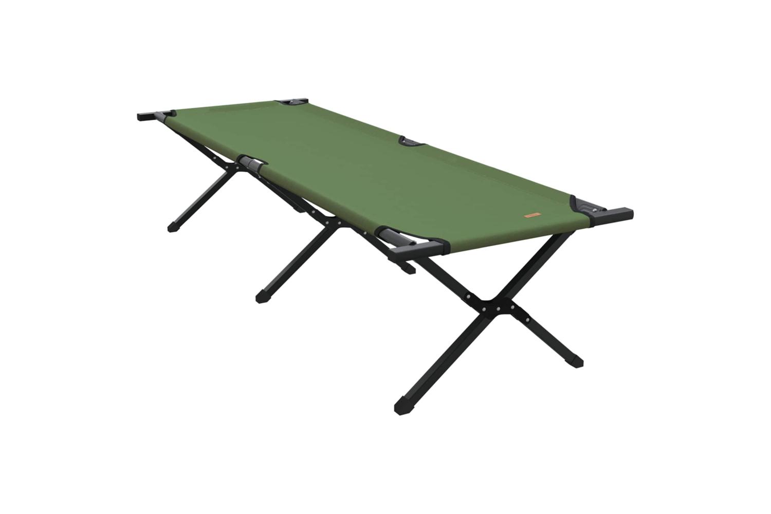 Vidaxl Folding Camping Bed Manual Green 193 X 69 X 45 Cm Oxford Fabric