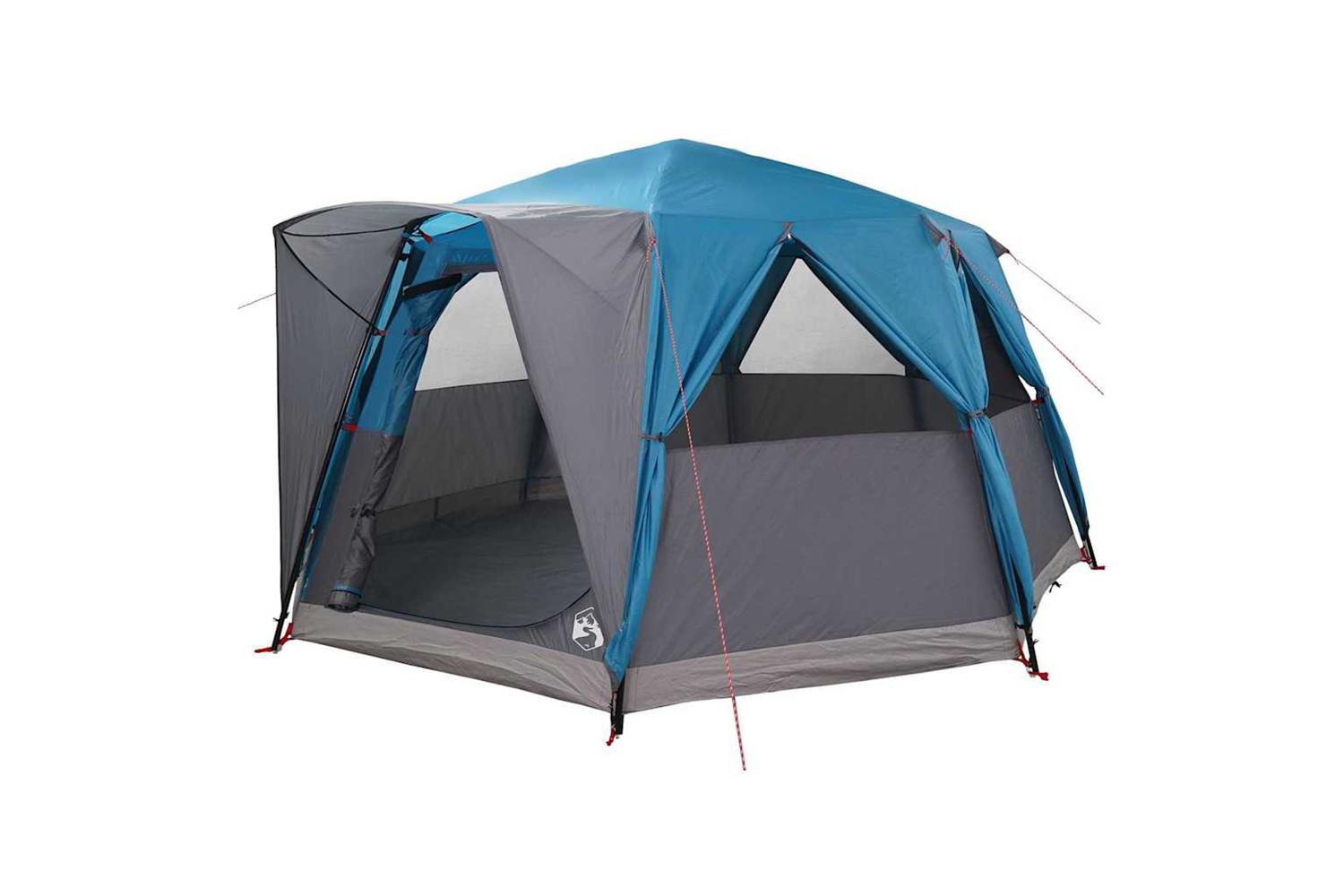 Vidaxl Cabin Tent With Roof With Storage Blue 425 X 396 X 222 Cm