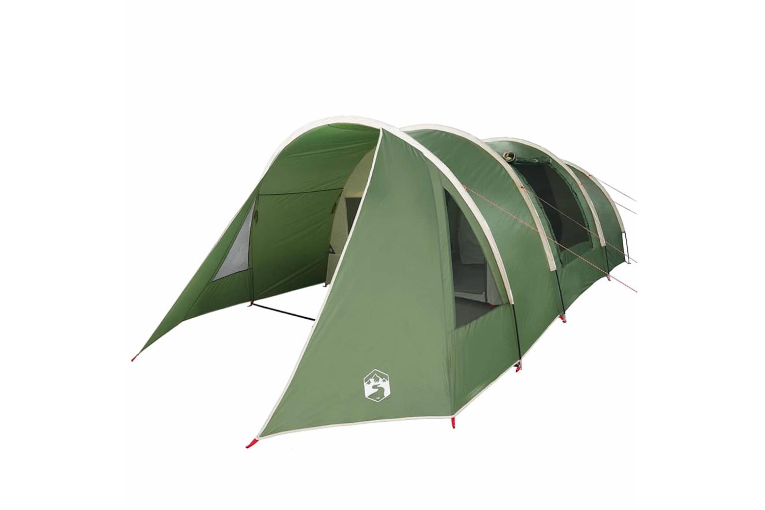 Vidaxl Tunnel Tent With Roof Green And White 778 X 356 X 210 Cm