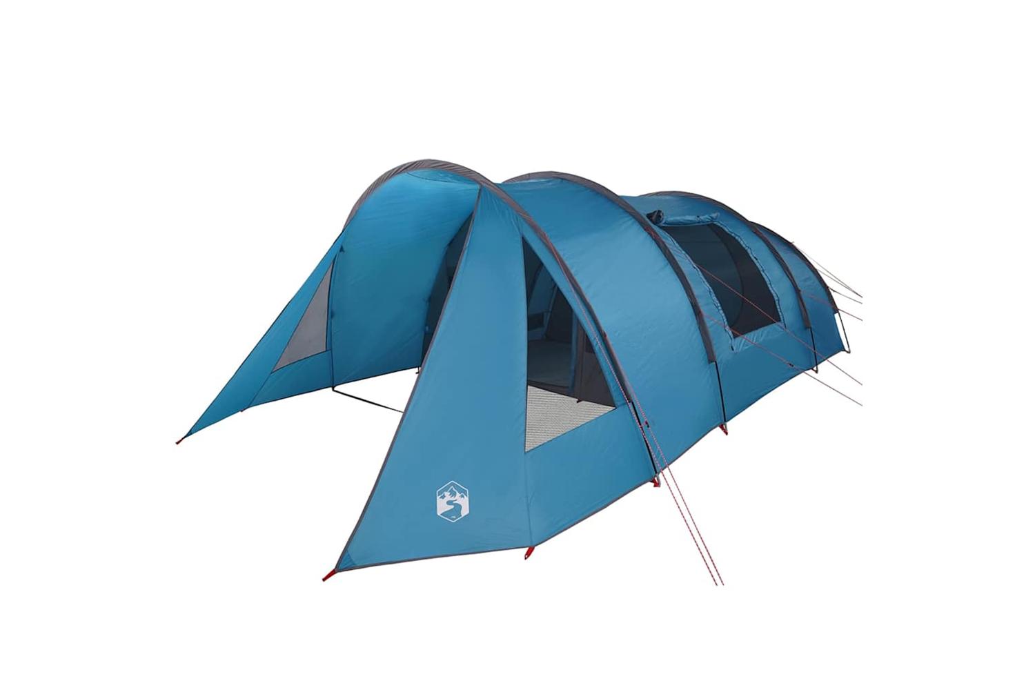 Vidaxl Tunnel Tent With Roof Blue And Grey 805 X 405 X 211 Cm