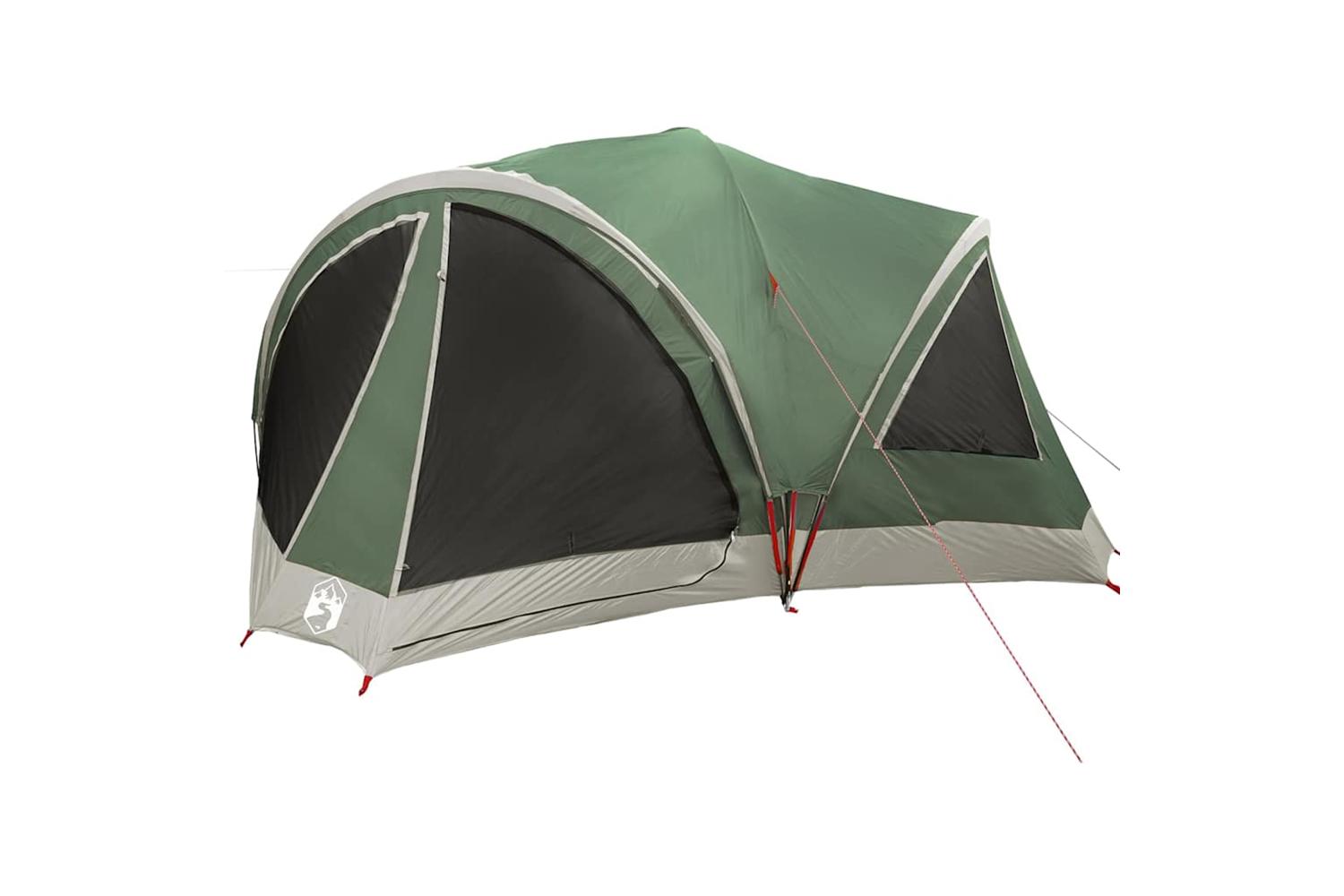 Vidaxl Family Tent With Roof Green And Grey 460 X 430 X 214 Cm