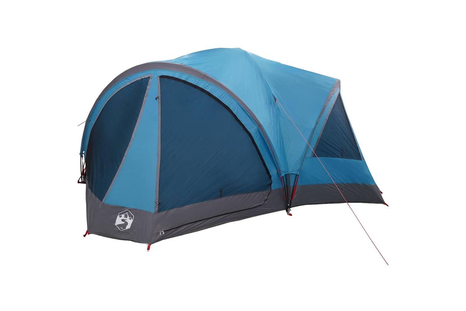 Vidaxl Family Tent With Roof Blue And Grey 460 X 430 X 214 Cm