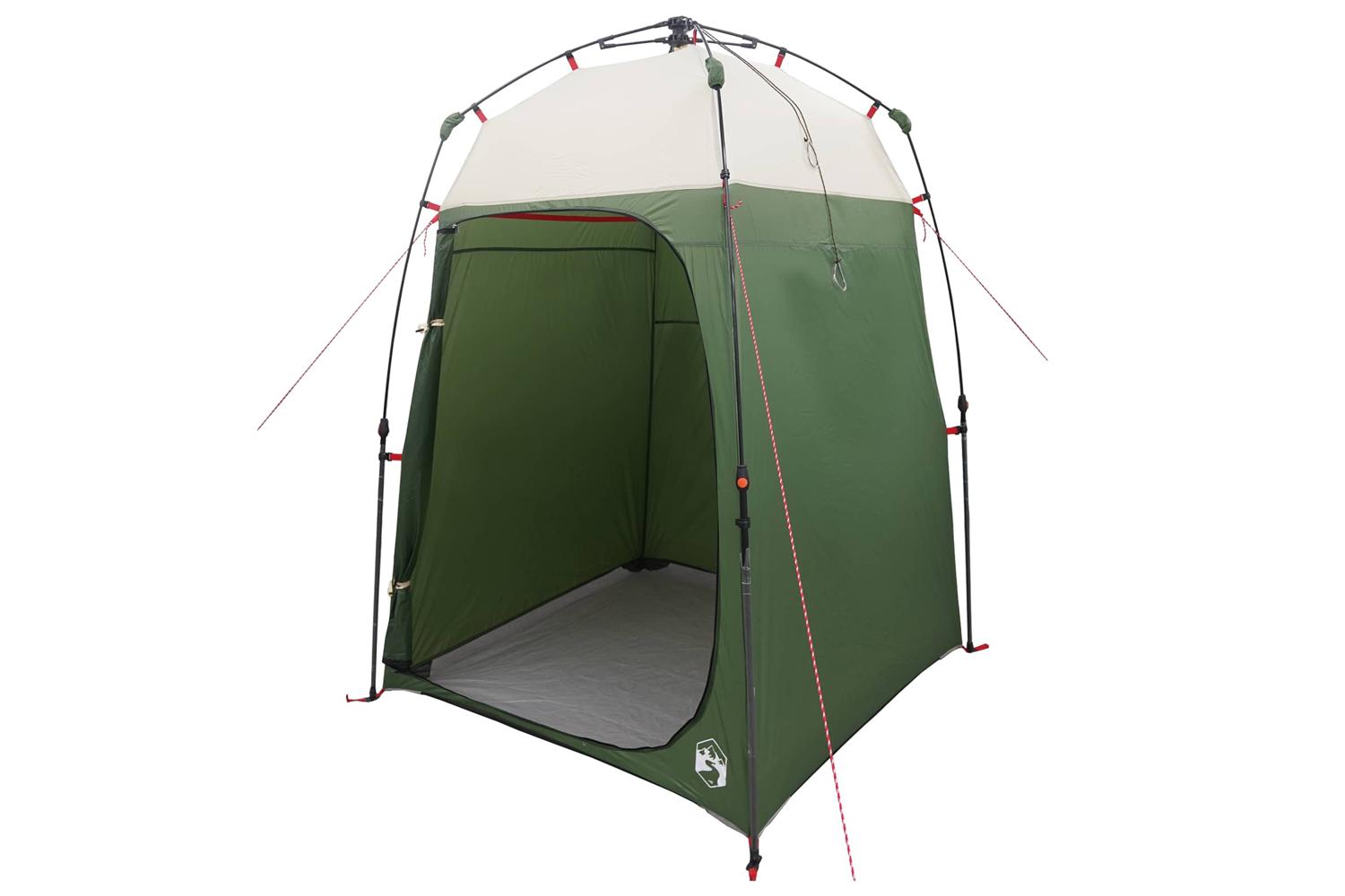 Vidaxl Shower Tent Folding With Storage Green 160 X 160 X 227 Cm Steel