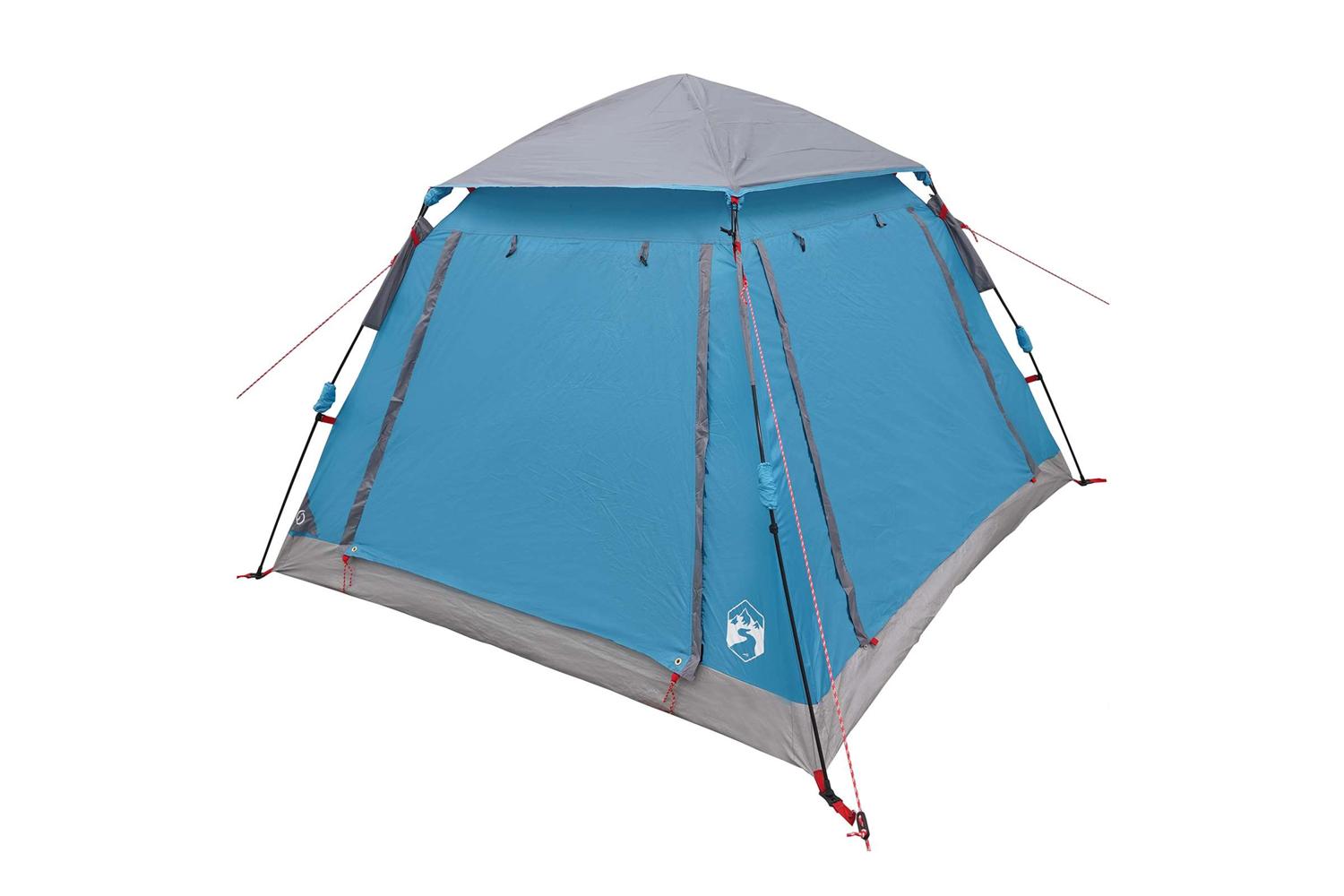 Vidaxl Instant Tent Folding With Storage Blue 205 X 205 X 143 Cm Steel