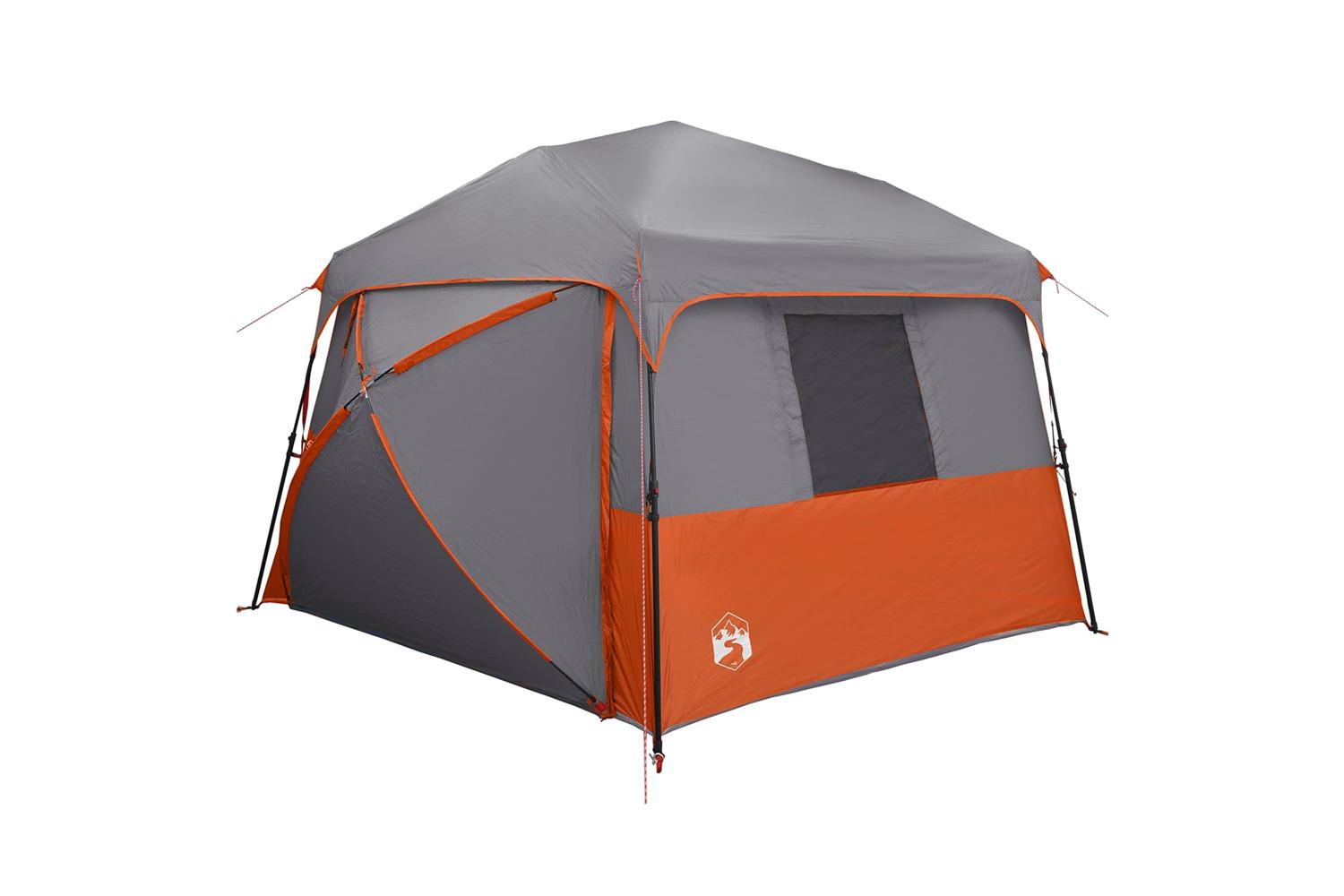 Vidaxl Instant Tent Alta Grey And Orange 458 X 458 X 230 Cm Steel