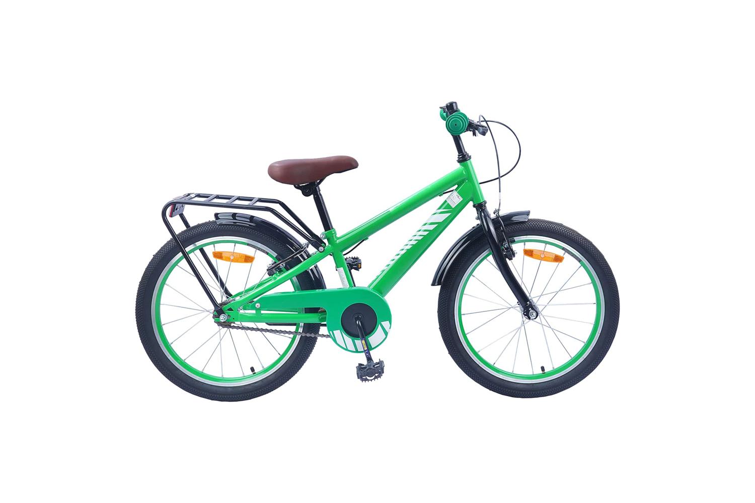 Vidaxl Kids Bike 20'' For 6-11 Years Old Green
