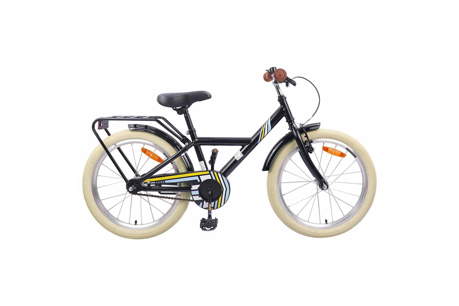 Vidaxl Kids Bike 24'' For 8-12 Years Old Black