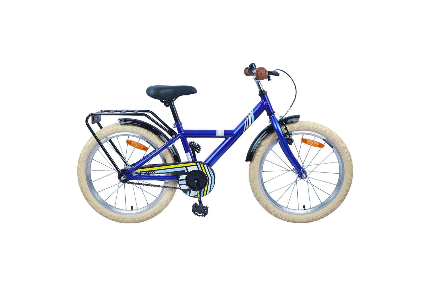 Vidaxl Kids Bike 20'' For 6-11 Years Old Dark Blue