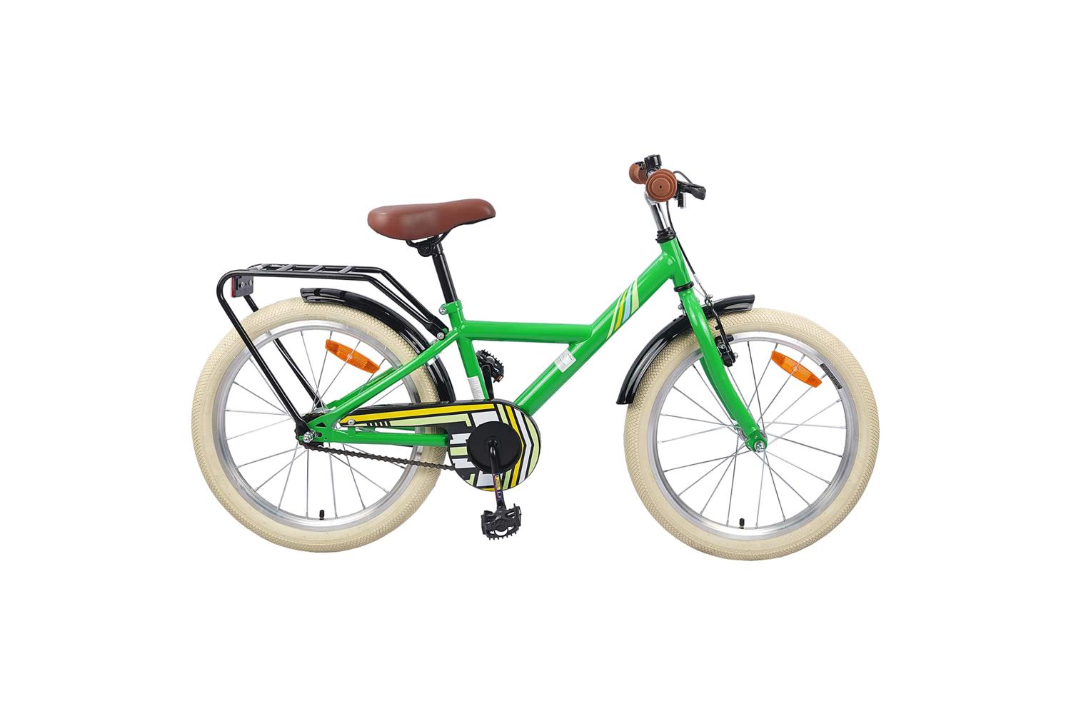 Vidaxl Kids Bike 20'' For 6-11 Years Old Green