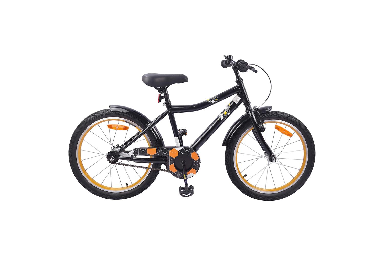 Vidaxl Kids Bike 20'' For 6-11 Years Old Black