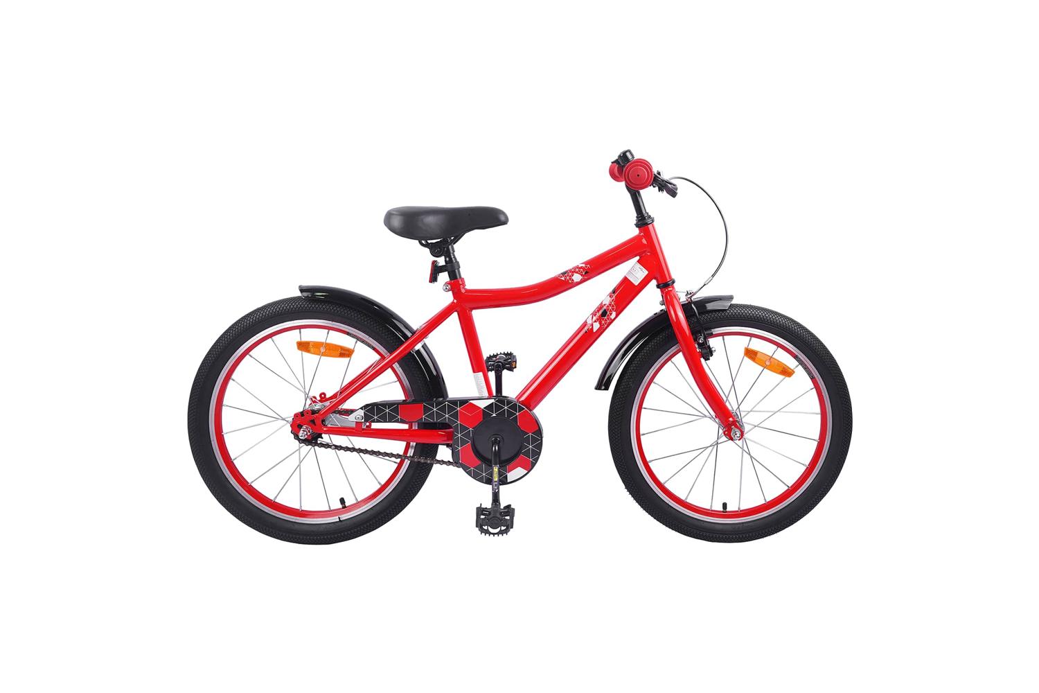 Vidaxl Kids Bike 20'' For 6-11 Years Old Red