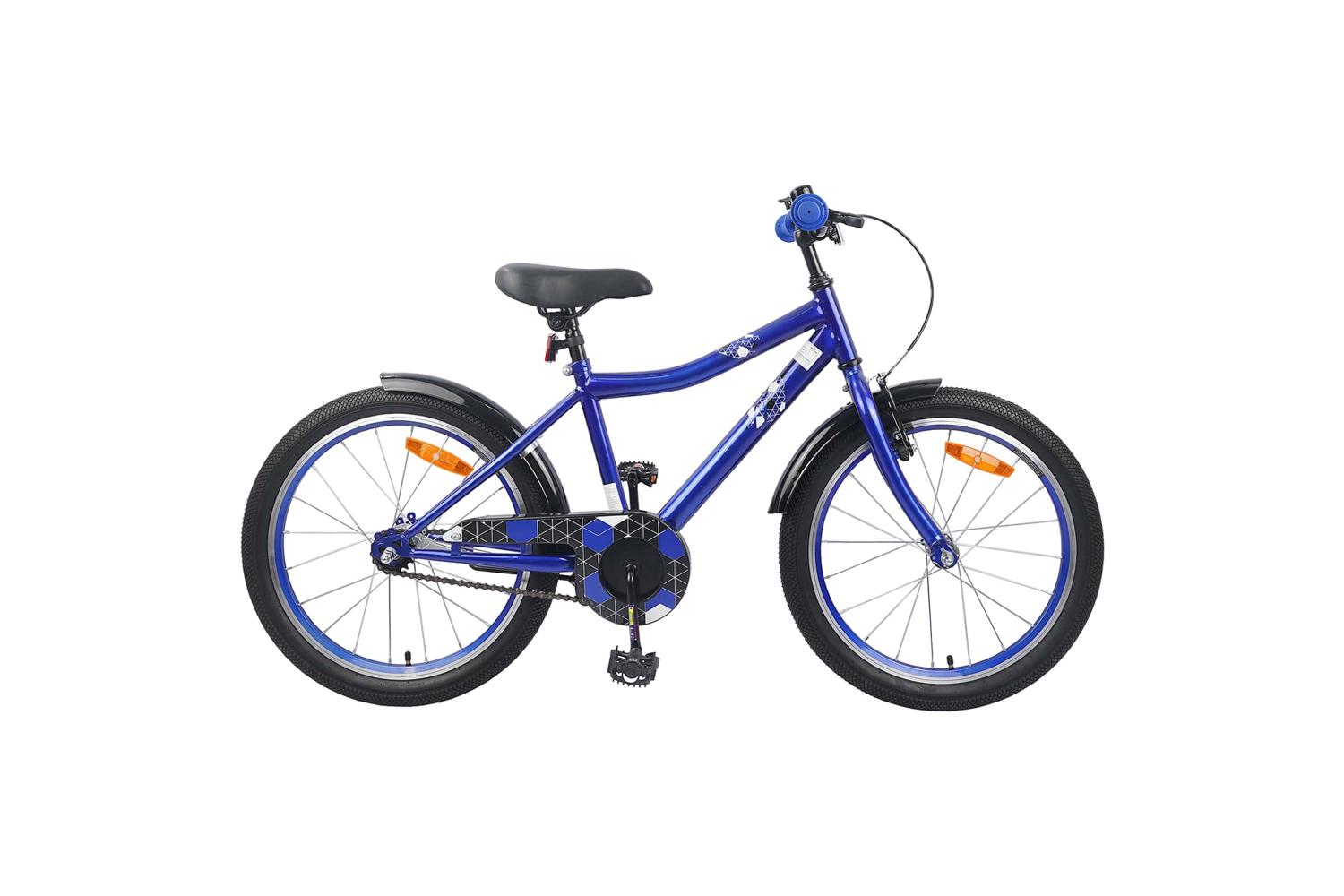 Vidaxl Kids Bike 20'' For 6-11 Years Old Dark Blue