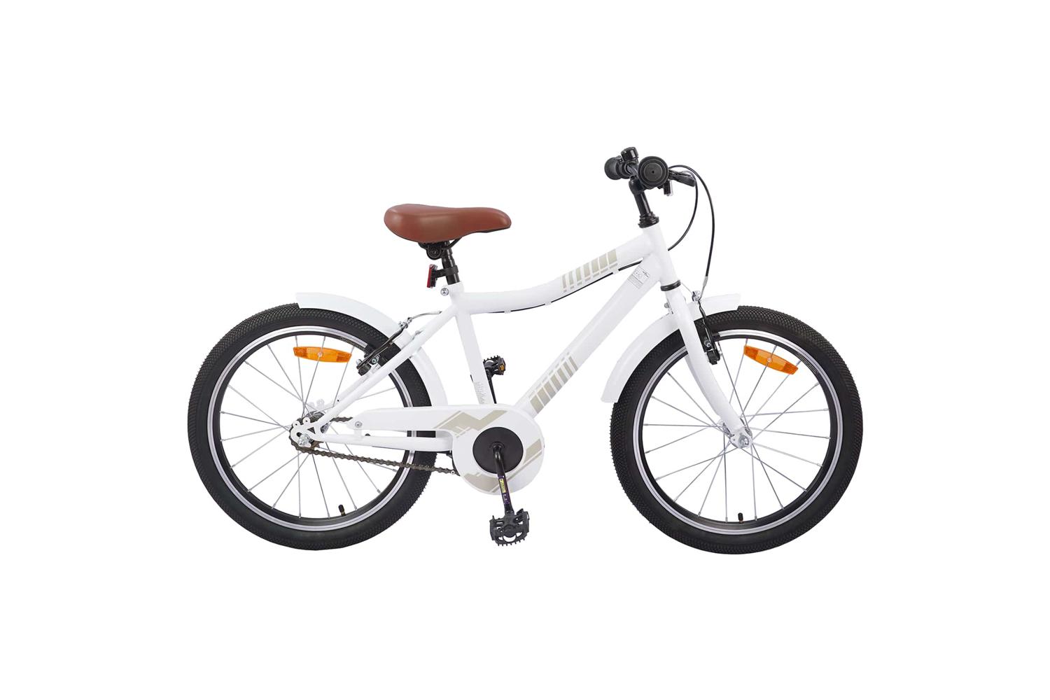 Vidaxl Kids Bike 24'' For 8-12 Years Old White