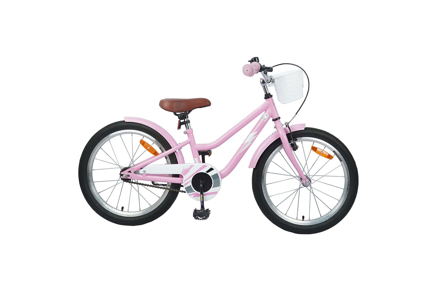 Vidaxl Kids Bike 20'' For 6-11 Years Old Light Pink