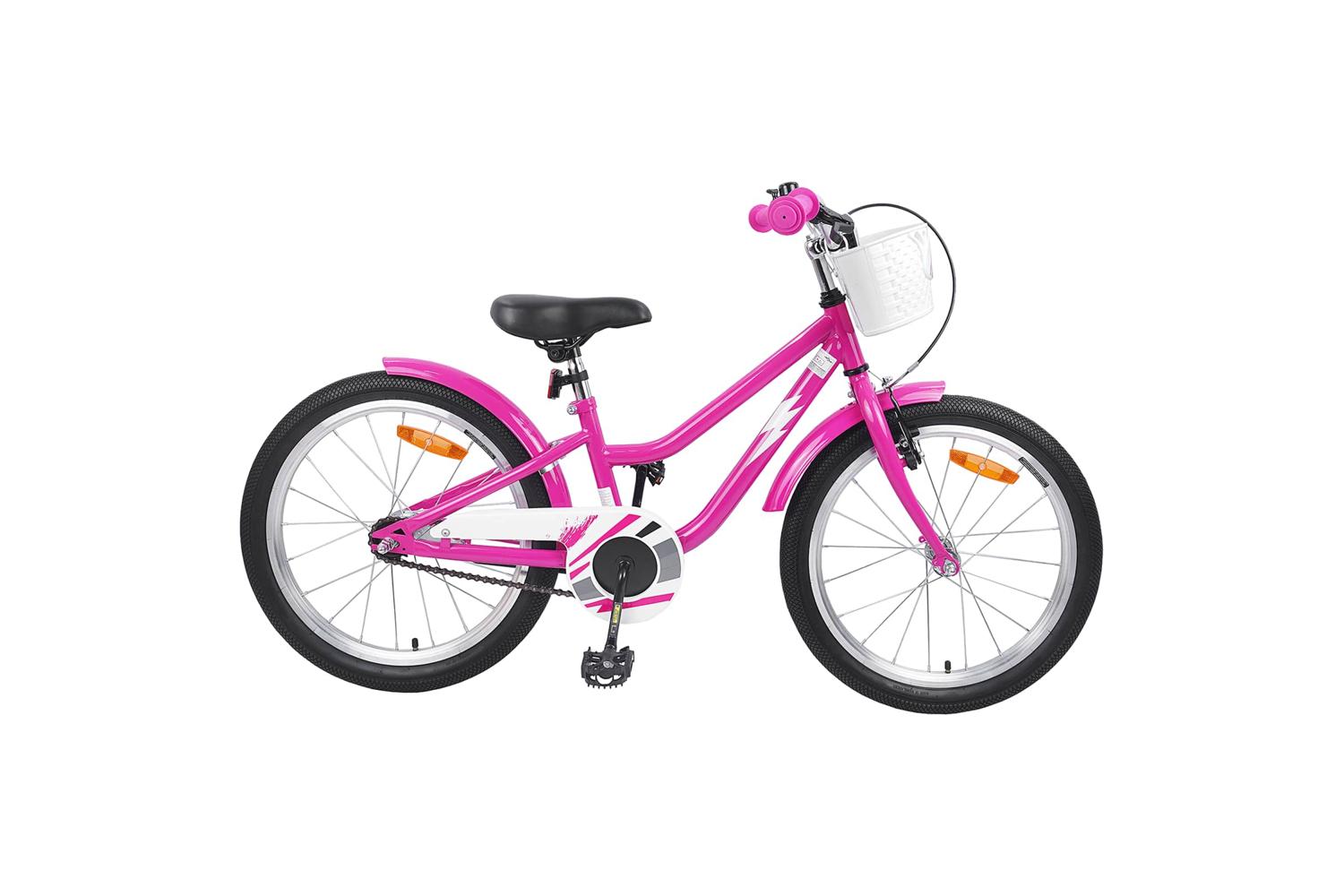 Vidaxl Kids Bike 20'' For 6-11 Years Old Dark Pink