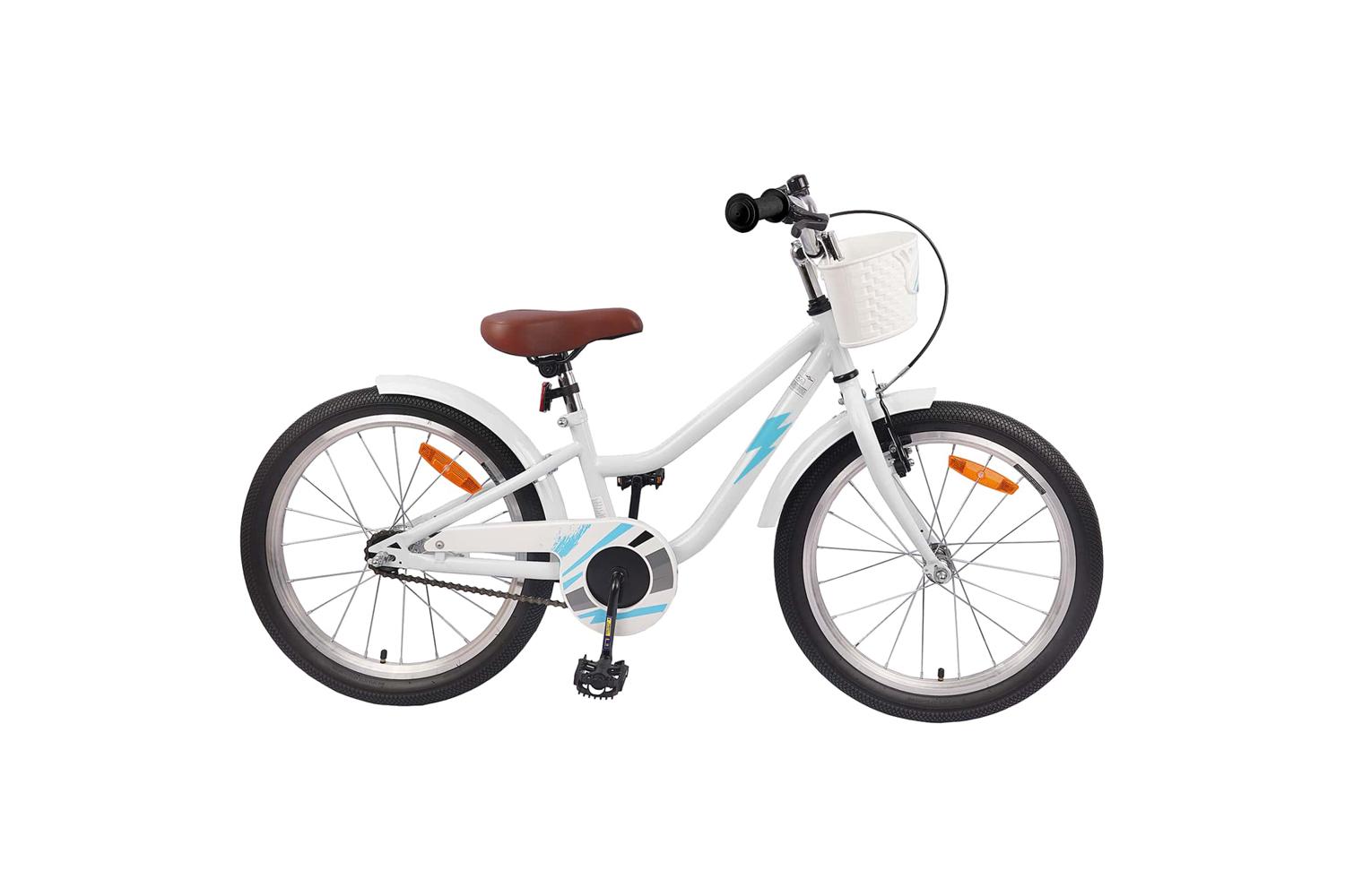 Vidaxl Kids Bike 20'' For 6-11 Years Old White
