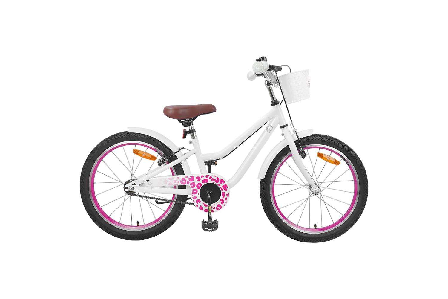 Vidaxl Kids Bike 20'' For 6-11 Years Old White