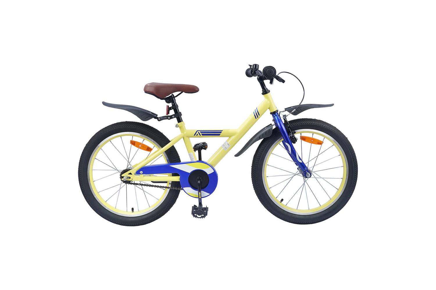 Vidaxl Kids Bike 20'' For 6-11 Years Old Yellow