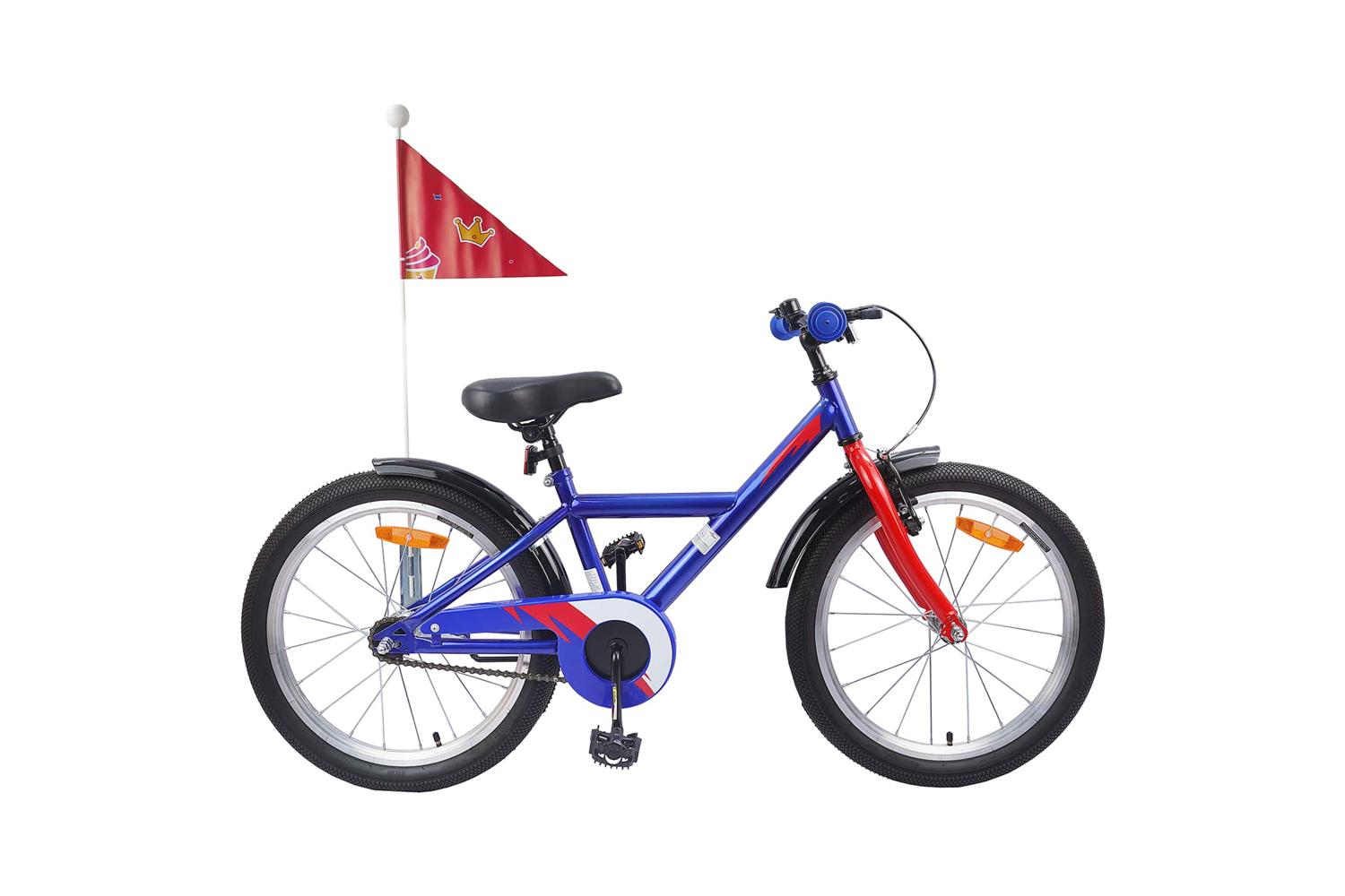 Vidaxl Kids Bike 20'' For 6-11 Years Old Dark Blue
