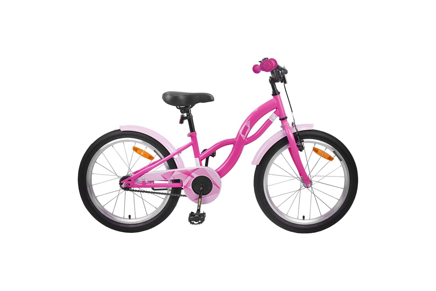 Vidaxl Kids Bike 20'' For 6-11 Years Old Dark Pink