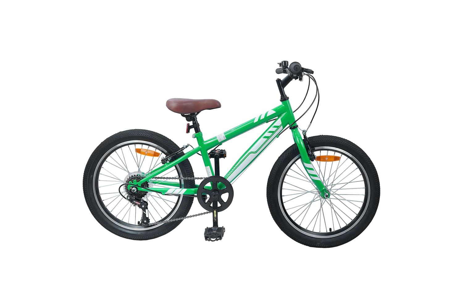Vidaxl Mountain Bike 20'' 6-speed For 5-8 Years Old Green