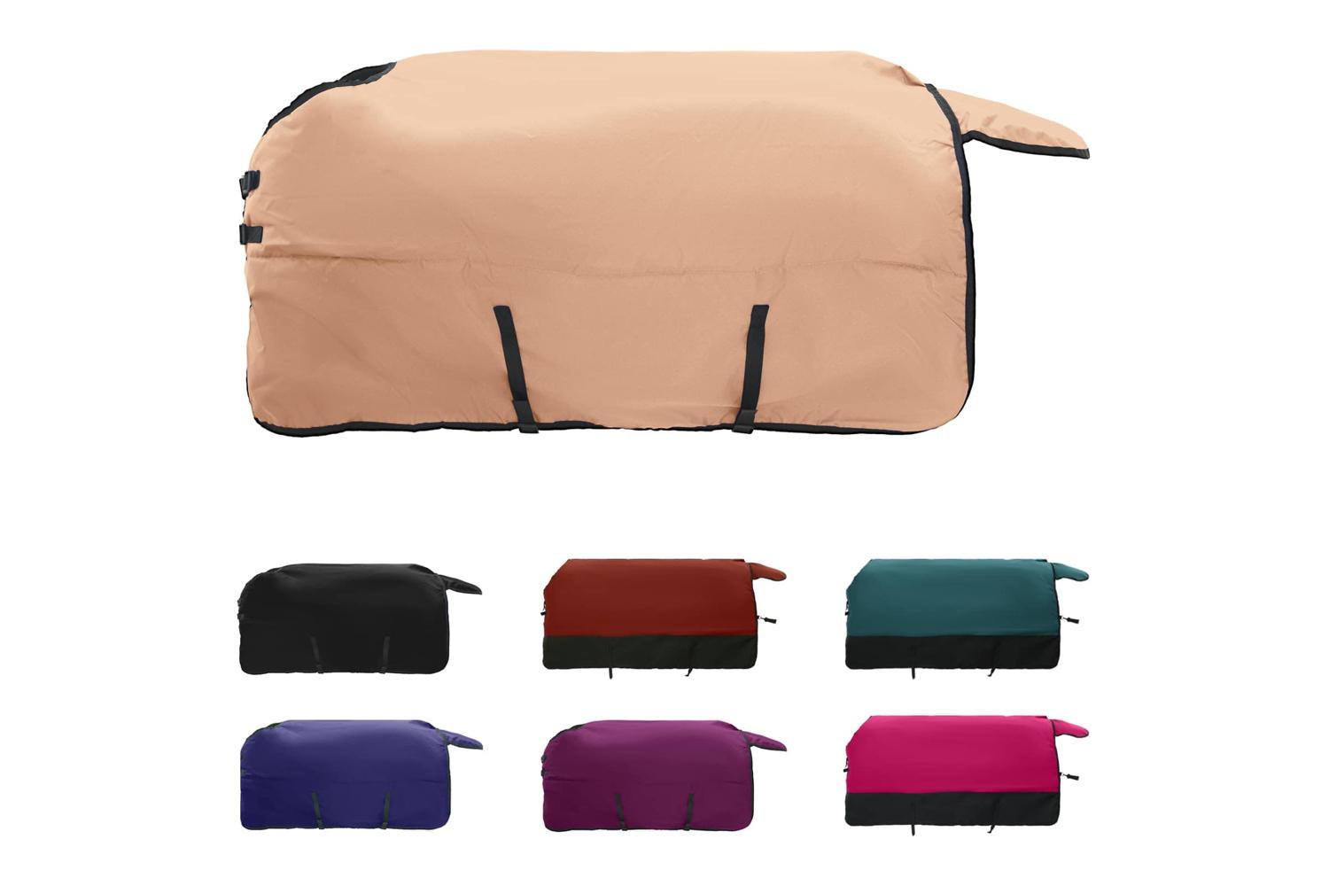 Vidaxl Horse Blanket Cappuccino 145 Cm Polyester