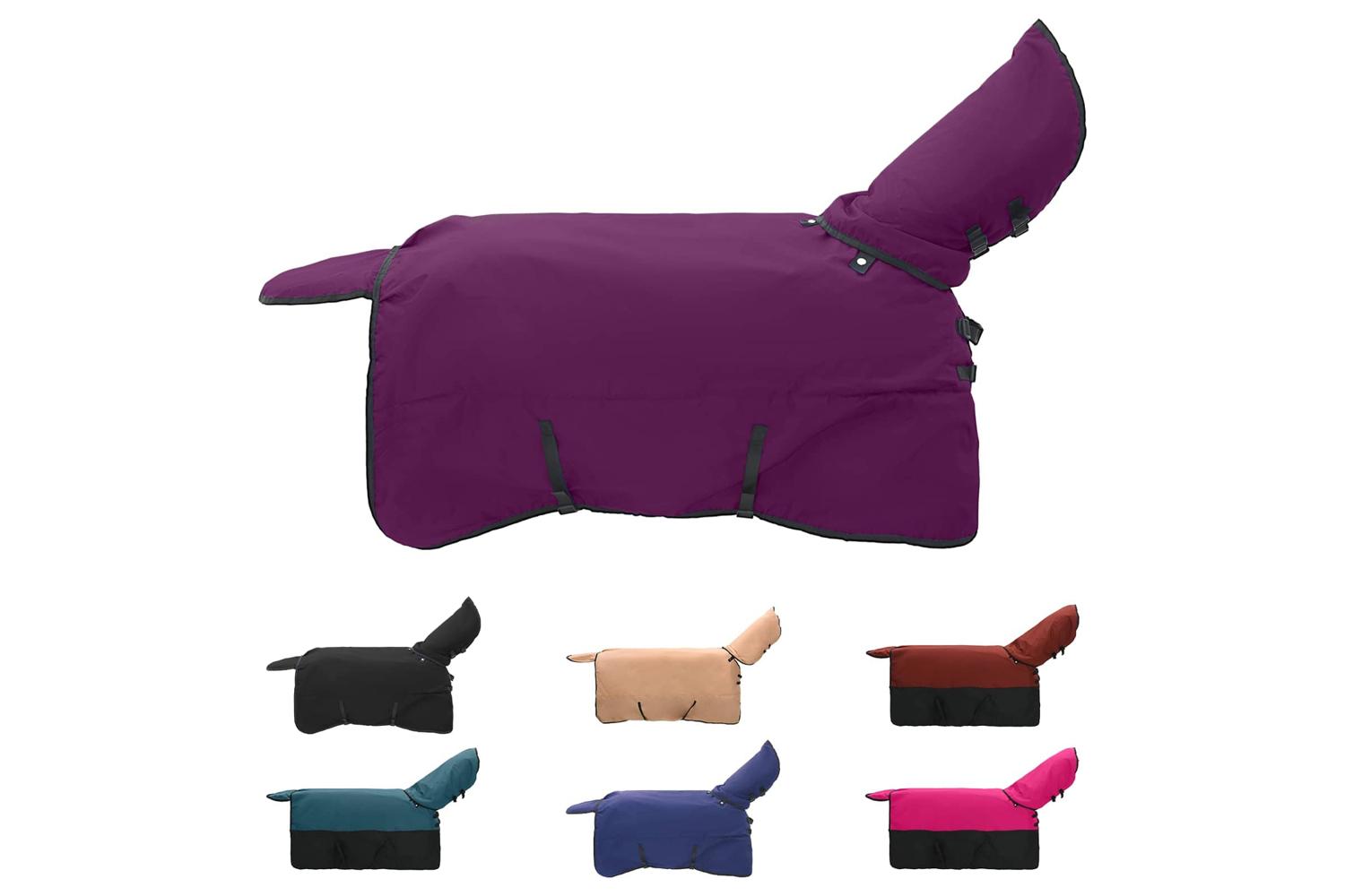 Vidaxl Horse Blanket Full Purple 85 Cm Polyester