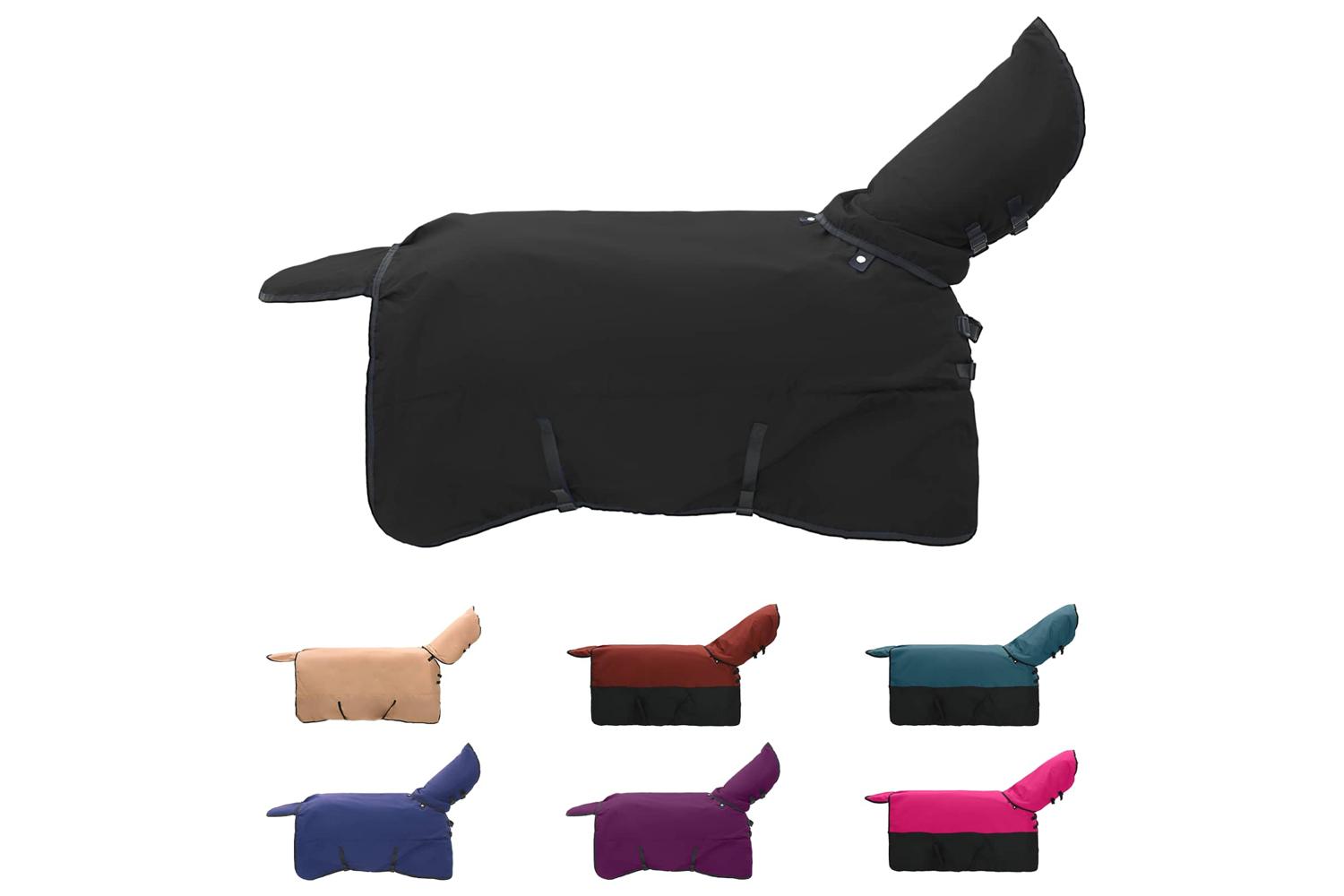 Vidaxl Horse Blanket Full Black 155 Cm Polyester