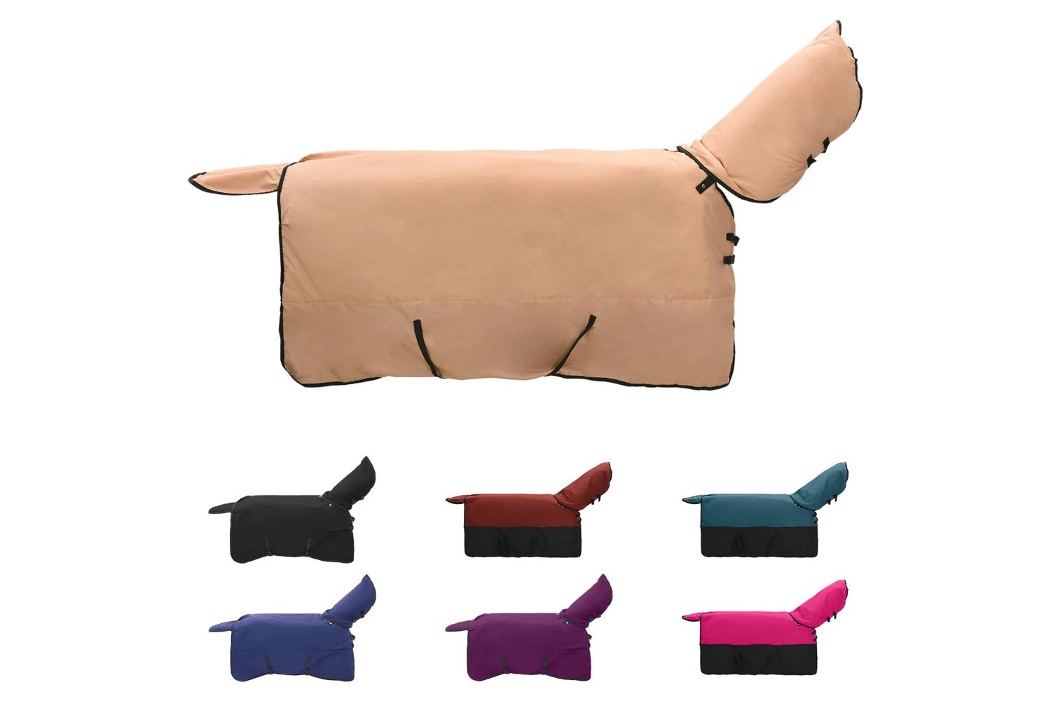 Vidaxl Horse Blanket Cappuccino 145 Cm Polyester