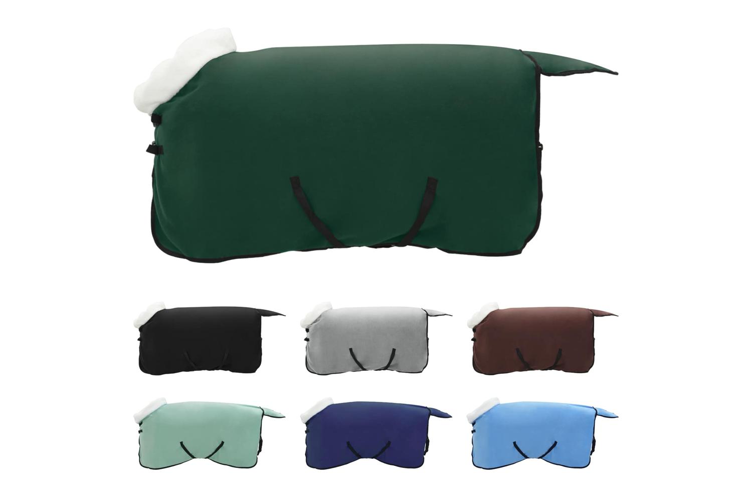 Vidaxl Horse Blanket Full Dark Green 115 Cm Polar Fleece