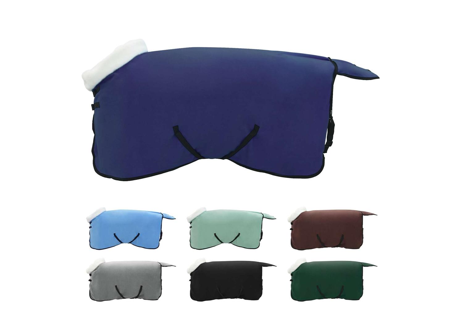 Vidaxl Horse Blanket Navy Blue 115 Cm Polar Fleece