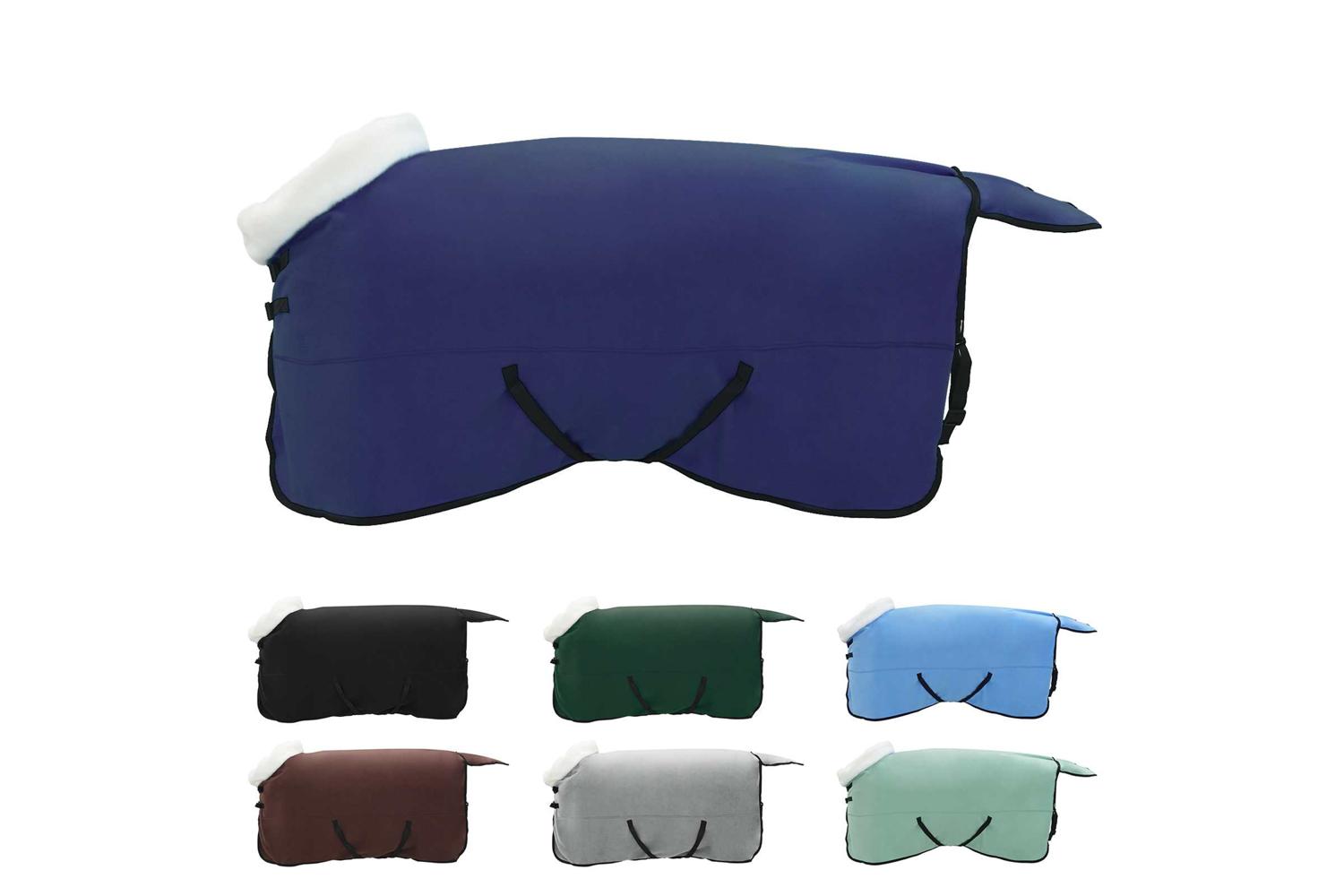 Vidaxl Horse Blanket Navy Blue 155 Cm Polar Fleece