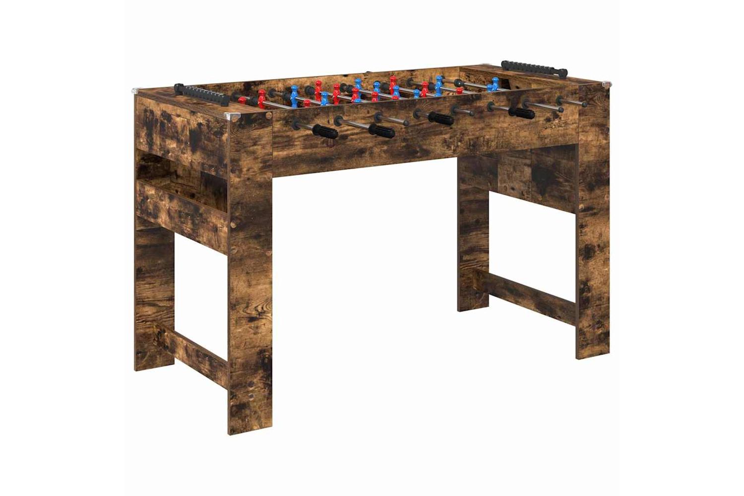 Vidaxl Foosball Table Smoked Oak 125 X 60.5 X 80 Cm Engineered Wood