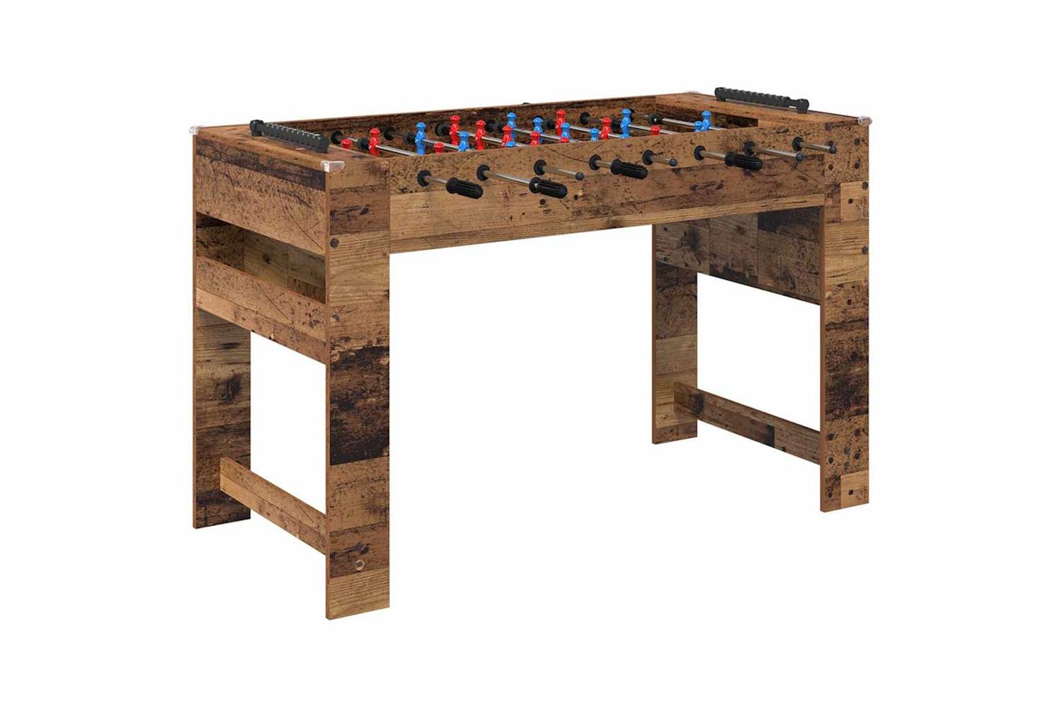 Vidaxl Foosball Table Old Wood 125 X 60.5 X 80 Cm Engineered Wood
