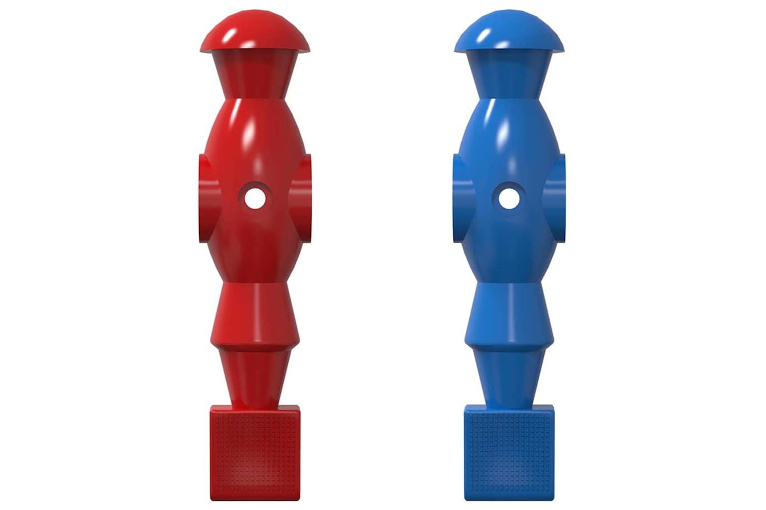 Vidaxl Football Table Players 22 Pcs Blue And Red 2.4 X 2.1 X 9.7 Cm