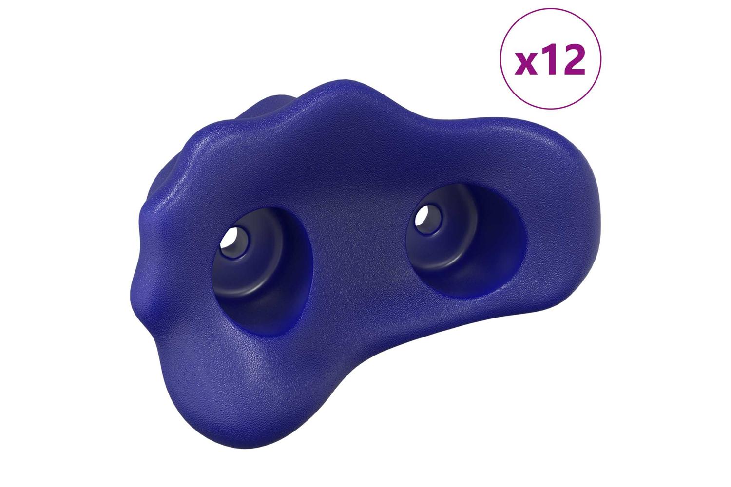 Vidaxl Climbing Hold 12 Pcs Blue 100 X 67 X 43 Mm Pp
