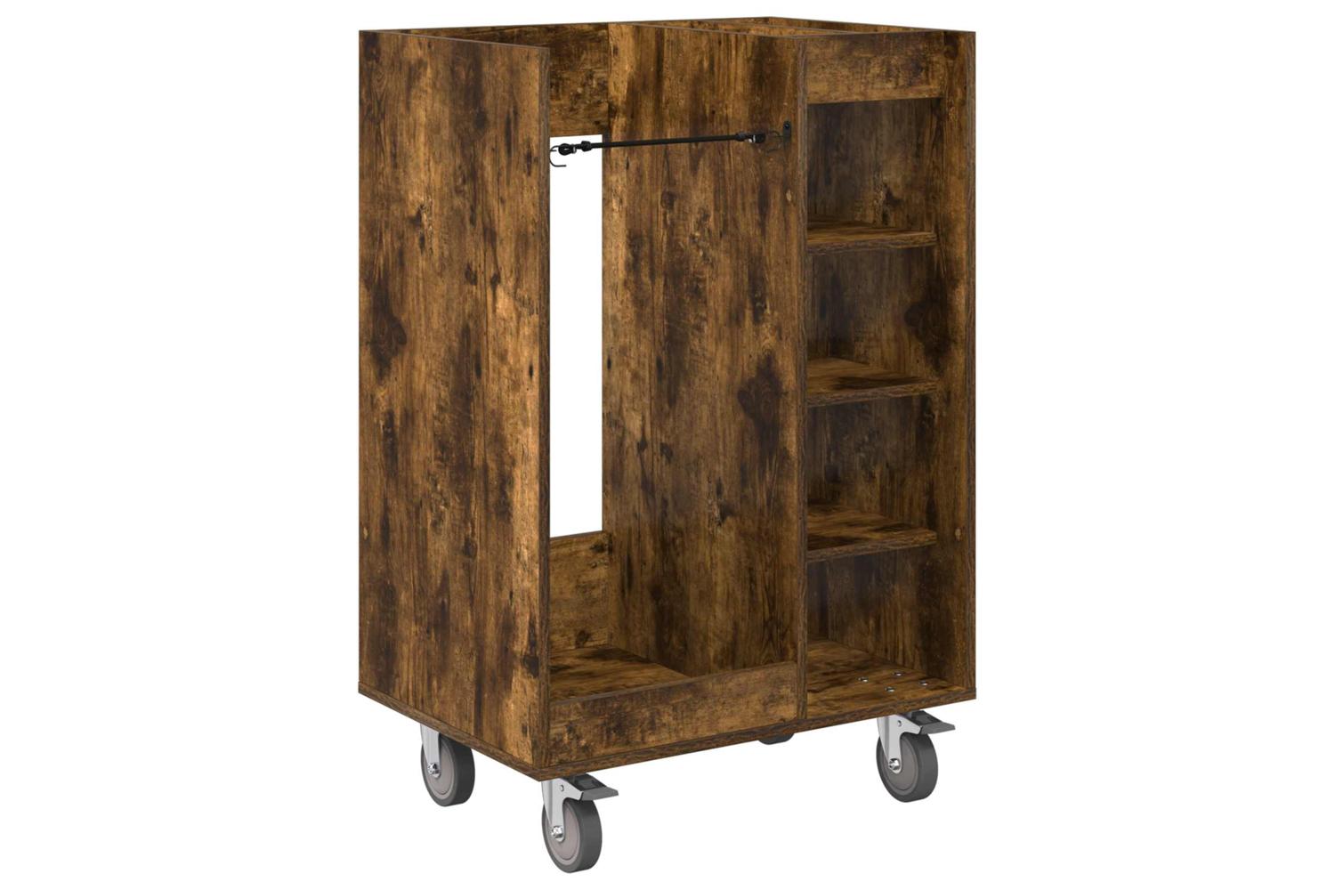 Vidaxl Golf Cabinet With Wheel Plain Grey Sonoma 65 X 45 X 98 Cm