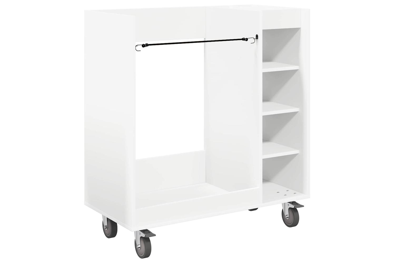 Vidaxl Golf Cabinet With Wheel Plain Black Oak 90 X 45 X 98 Cm